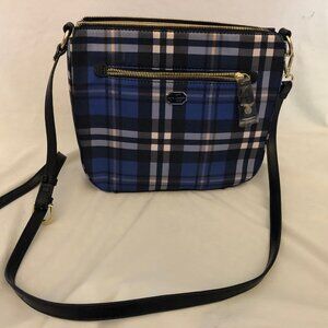 KATE LANDRY Plaid Shoulder Bag - NEW